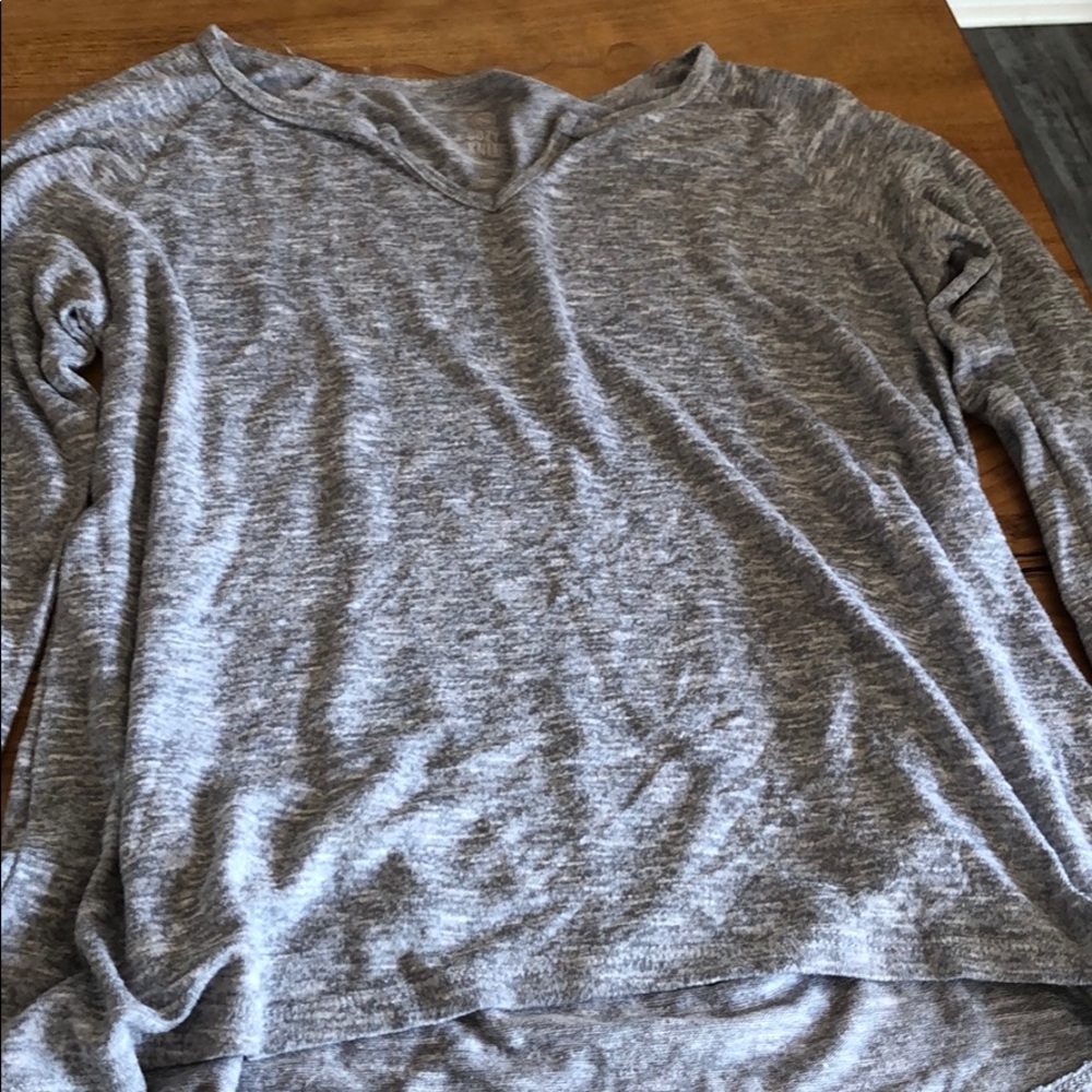 Heather grey sweater